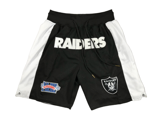 Oakland Raiders Uniform ‘Just Don’ NFL Style Shorts