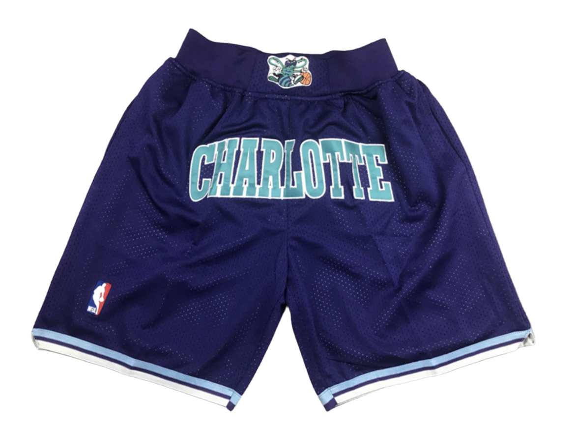 Charlotte Hornets Retro ‘Just Don’ NBA Style Shorts