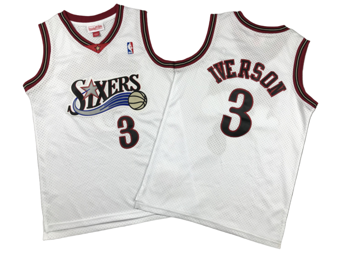 ‘Allen Iverson’ Hardwood Classics Philadelphia 76ers Throwback Jersey