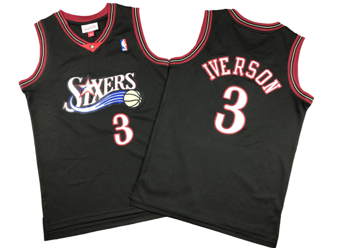 ‘Allen Iverson’ Hardwood Classics Philadelphia 76ers Throwback Jersey