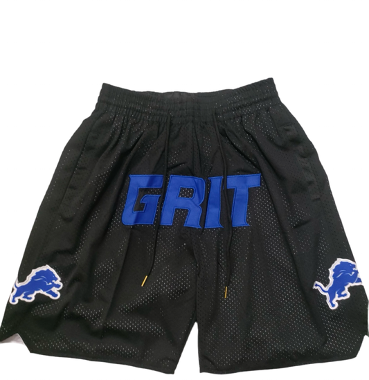 Detroit Lions ‘GRIT’ ‘Just Don’ NFL Style Shorts