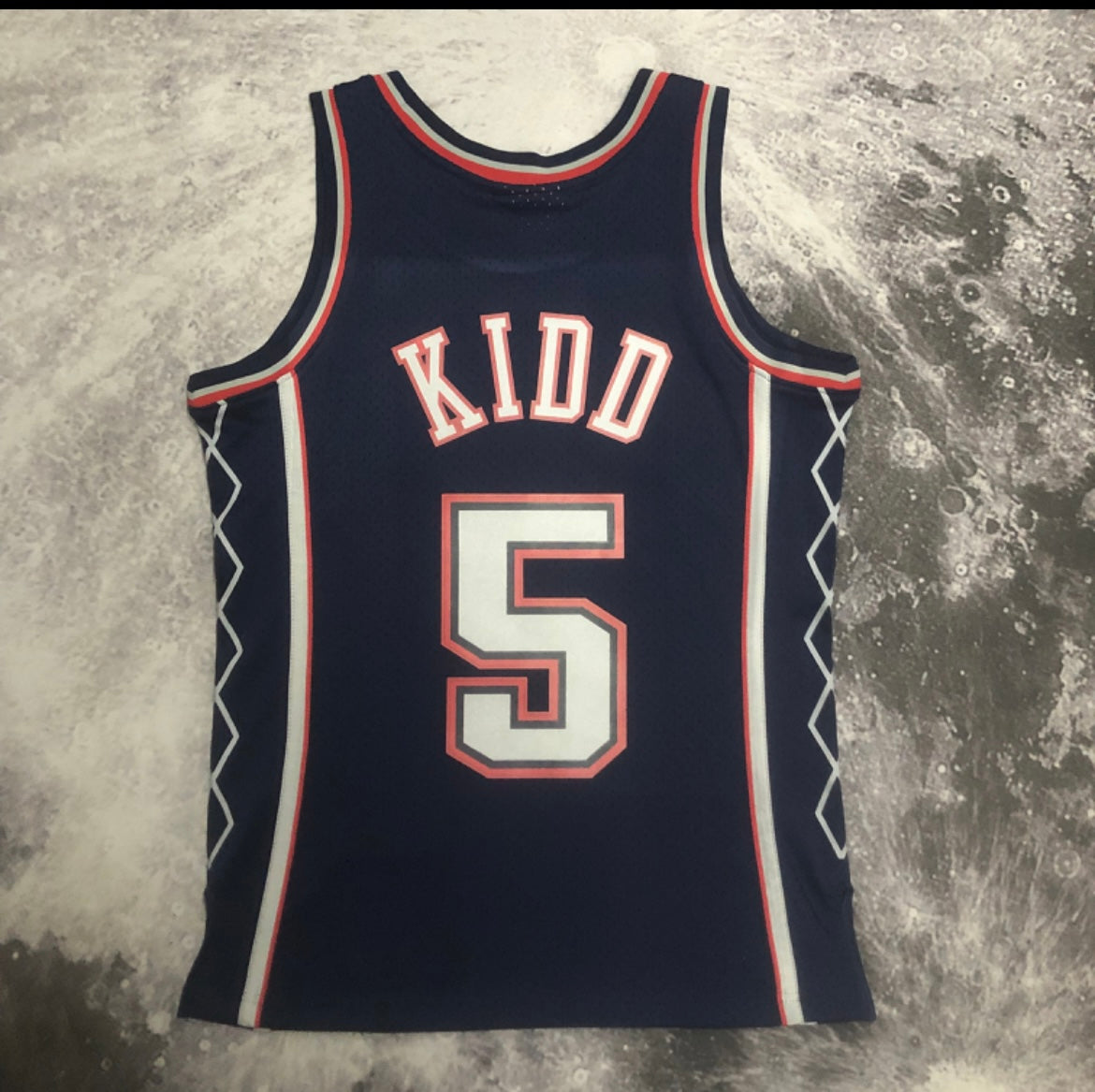 ‘Jason Kidd’ New Jersey Nets Hardwood Classics Throwback Jersey