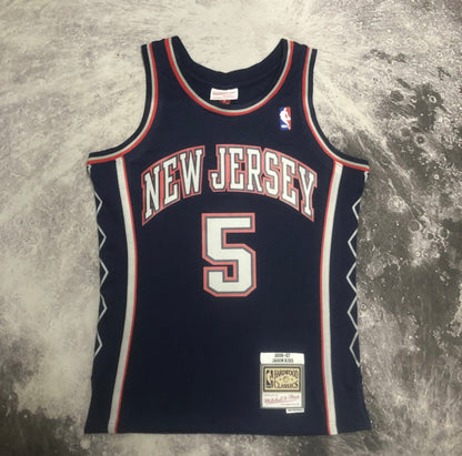 ‘Jason Kidd’ New Jersey Nets Hardwood Classics Throwback Jersey