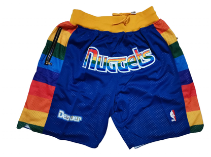 Denver Nuggets ‘HWC’ ‘Just Don’ Vintage Style Shorts