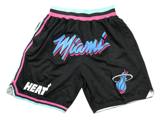 Miami Heat ‘Vice City’ Uniform ‘Just Don’ NBA Style Shorts