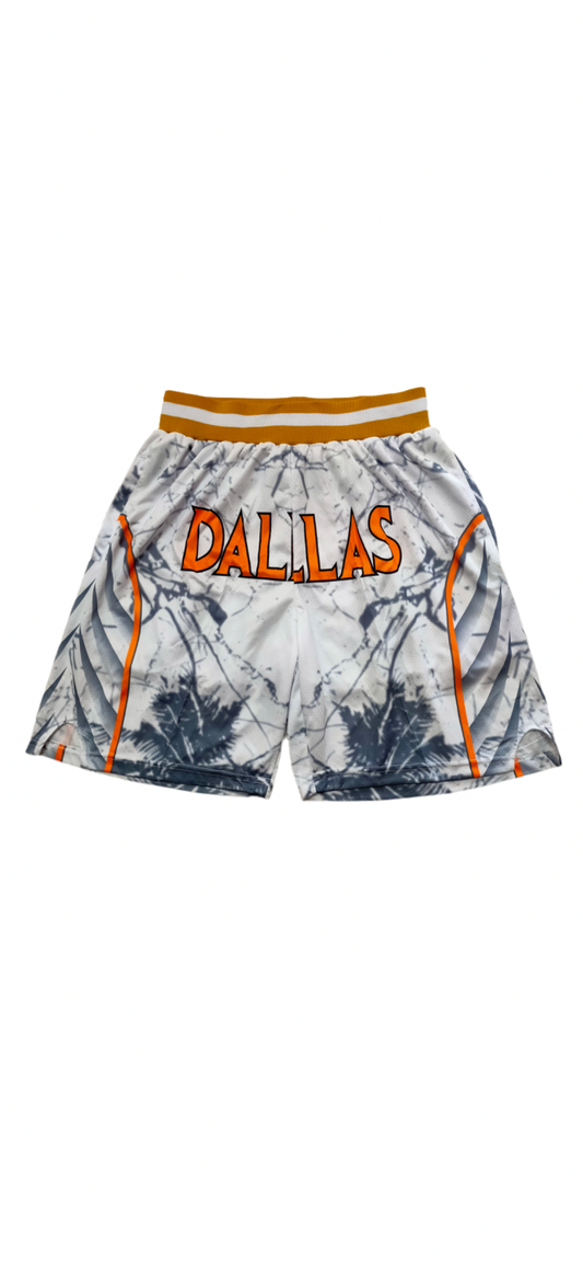 Dallas Mavericks Alternate Splatter Edition ‘Just Don’ NBA Style Shorts