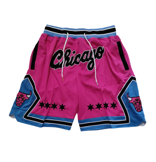 Chicago Bulls ‘Pink Diamond’ Uniform ‘Just Don’ NBA Style Shorts