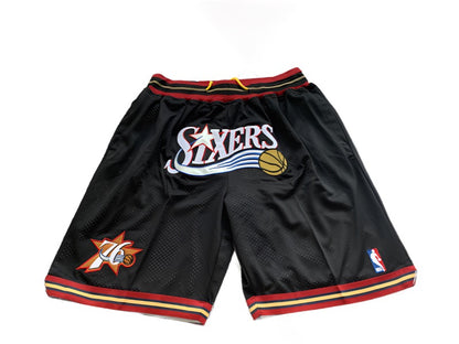 Philadelphia 76ers Throwback Uniform 'Just Don' NBA Styled Shorts