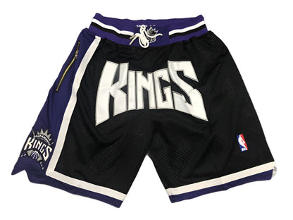 Sacramento Kings Throwback Uniform NBA Style Shorts