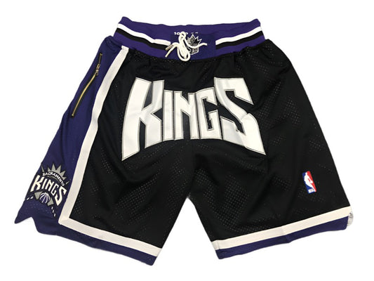 Sacramento Kings Throwback Uniform NBA Style Shorts