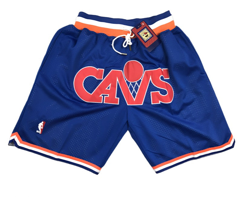 Cleveland Cavaliers Retro Uniform 'Just Don' NBA Style Shorts