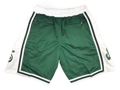 Boston Celtics Throwback Uniform NBA Style Shorts