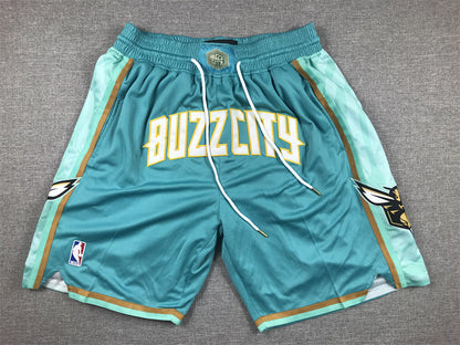 Charlotte Hornets Alternate Team Uniform NBA Style Shorts