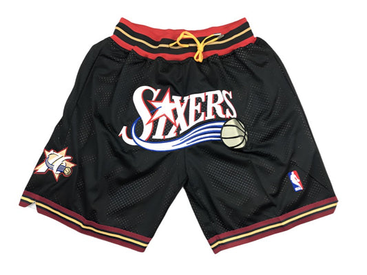 Philadelphia 76ers Throwback Away Team Uniform 'Just Don' NBA Style Shorts