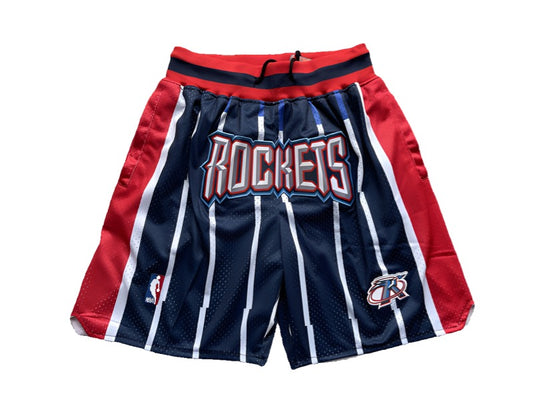 Houston Rockets Throwback Uniform 'Just Don' NBA Style Shorts