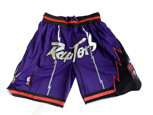 Toronto Raptors Throwback Uniform 'Just Don' NBA Style Shorts