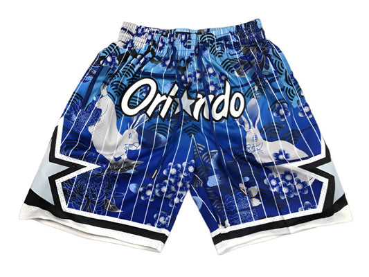 Orlando Magic Throwback Chinese New Year Uniform NBA Style Shorts