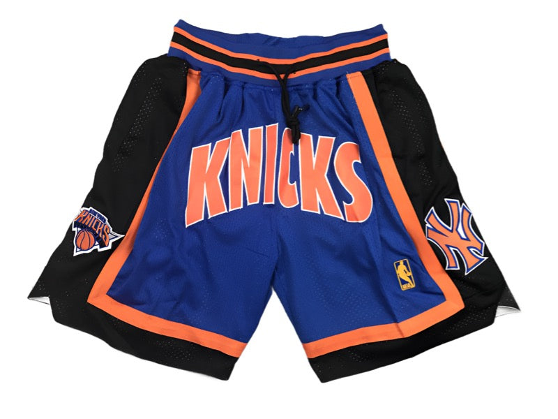 New York Knicks Uniform 'Just Don' NBA Style Shorts