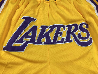 Los Angeles Lakers Away Team Uniform NBA Style Shorts