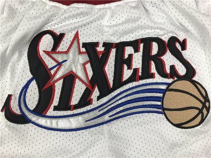 Philadelphia 76ers Throwback Uniform 'Just Don' NBA Styled Shorts