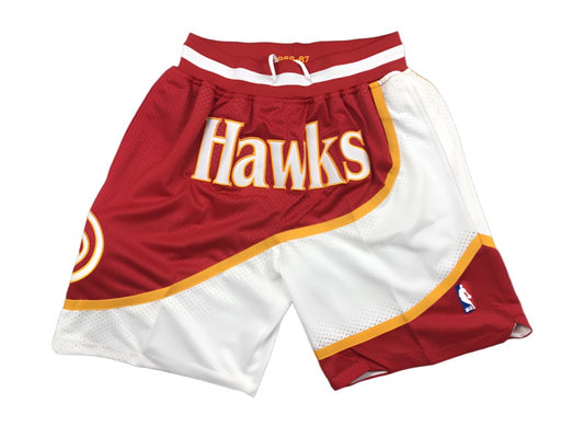 Atlanta Hawks Throwback Uniform 'Just Don' Style Shorts