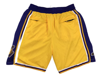 Los Angeles Lakers Away Team Uniform NBA Style Shorts