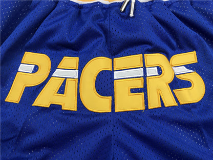 Indiana Pacers Throwback Uniform 'Just Don' NBA Style Shorts