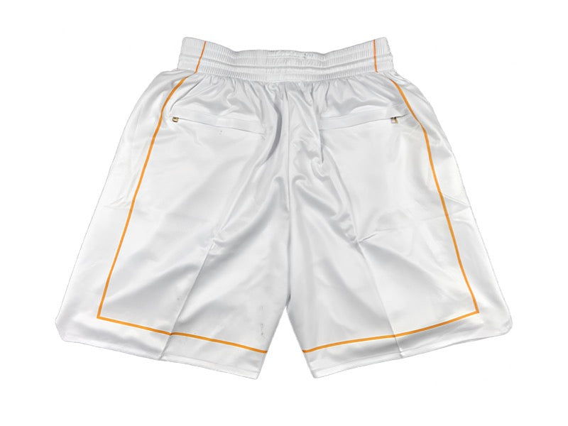 Miami Heat White Alternate Home Uniform NBA Style Shorts