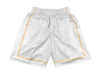 Miami Heat White Alternate Home Uniform NBA Style Shorts