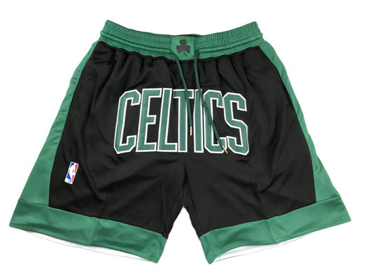 Boston Celtics Black Alternate NBA Style Shorts