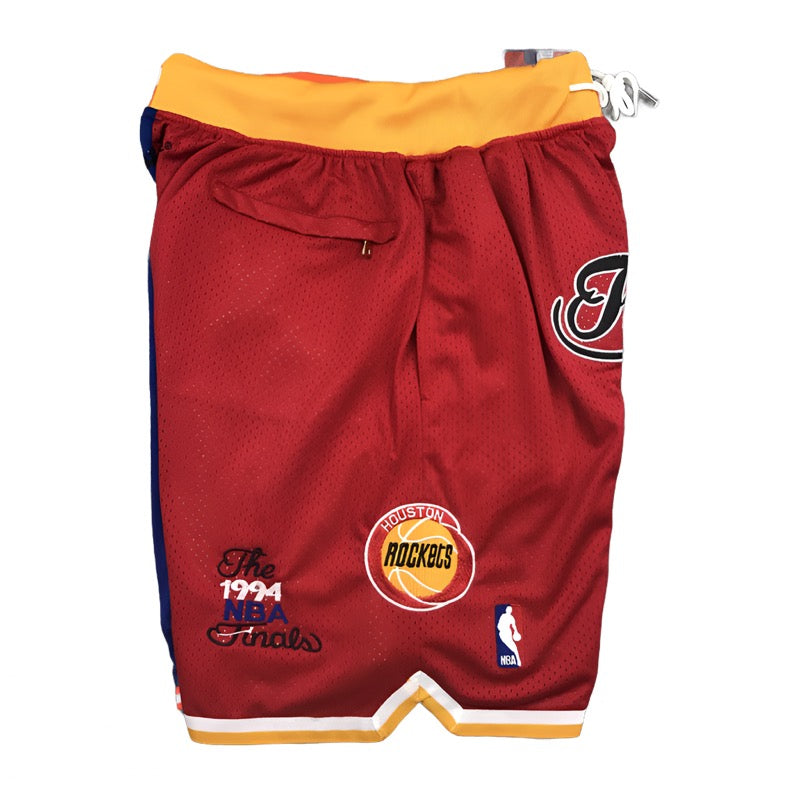 Two-Tone NY Knicks / HOU Rockets 'Just Don' NBA Style Shorts