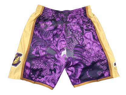 Los Angeles Lakers Chinese New Year NBA Style Shorts