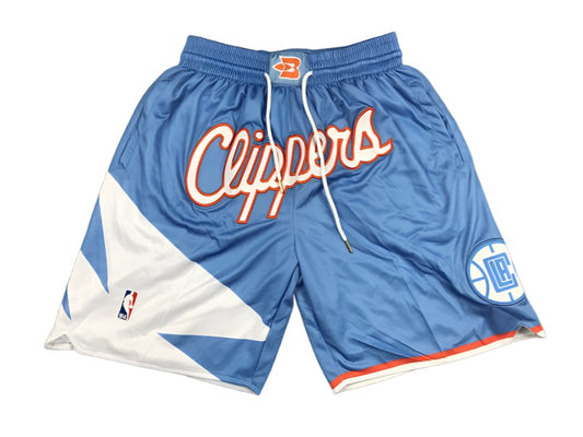 Los Angeles Clippers Throwback Away Team Uniform NBA Style Shorts